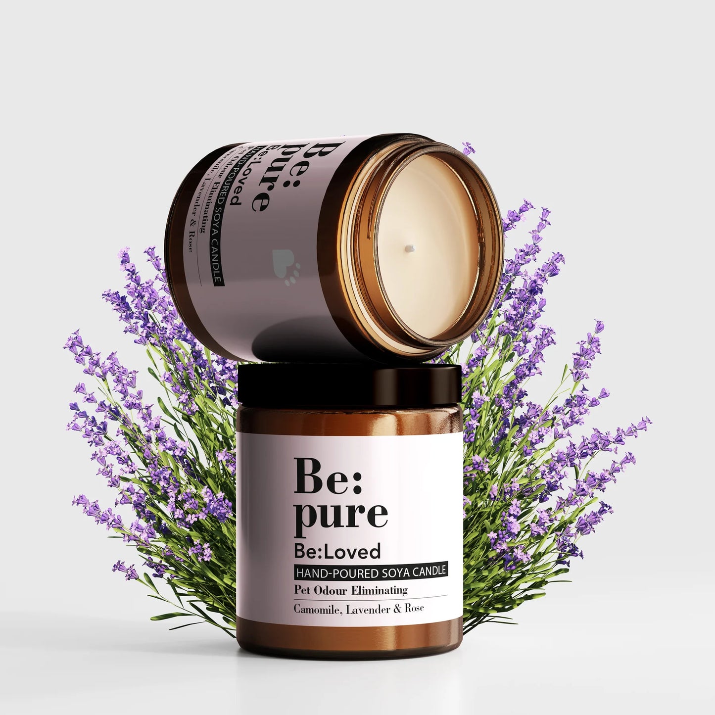 Be:Pure Geruchsneutralisierende Kerze für Haustiere